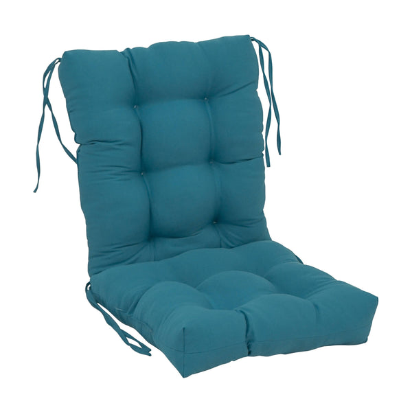 Blazing Needles 18-inch by 38-Inch Solid Twill Tufted Chair Cushion